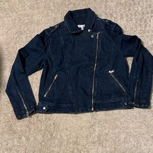 LOFT Dark Blue Jean Jacket